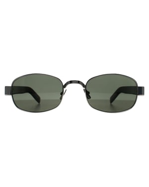 Saint Laurent SL 706 002 zilver havana grijs zonnebril