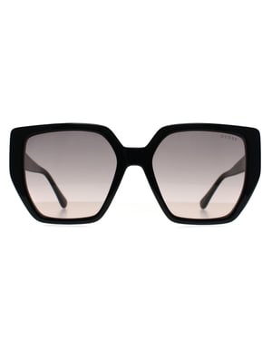 Guess GF6178 01B glanzende zwart roze bruine zonnebril