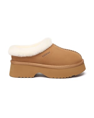 EVER AU Australië Dames Savanna Enkellaars Chunky Platform Schapenvachtlaarzen