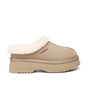 EVER AU Australië Dames Savanna Enkel Chunky Platform Schapenvacht Laarzen