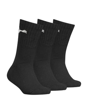 Puma Kinder/Kinder Logo Crew Sokken (Pak van 3) (Zwart)