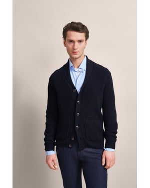 Bugatti Herren Vest met sjaalkraag