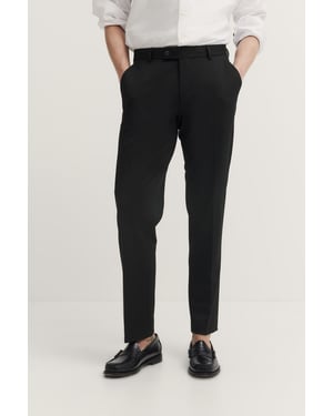 Bugatti Herren Pantalon met stretch & vouw