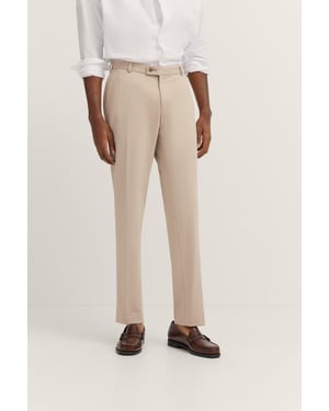 Bugatti Herren Pantalon met stretch & vouw