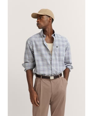 Bugatti Herren Shirt met geruit patroon