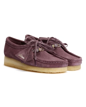 Clarks Originals Wallabee Suede Damesschoenen Paars