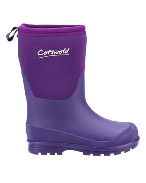 Cotswold Kinder/Kids Hilly Neopreen Wellington Laarzen (Paars)