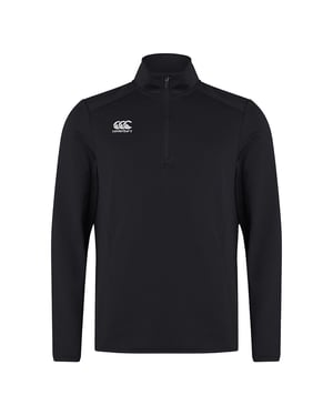 Canterbury Heren Trainings Top met Kwart Ritssluiting (Zwart)