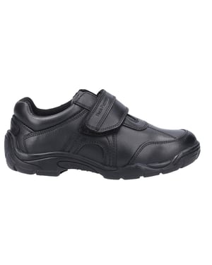 Hush Puppies Jongens Arlo Leren Schoolschoenen (Zwart)