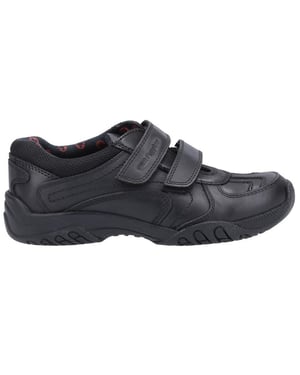 Hush Puppies Jongens Jezza 2 Leren Schoolschoenen (Zwart)