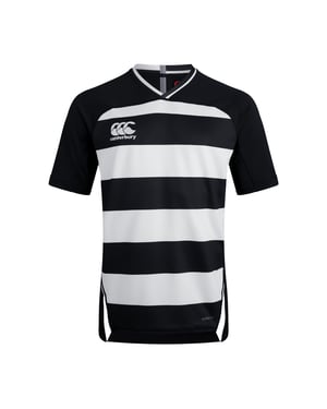 Canterbury Heren Evader Hooped Vapodri Jersey (Zwart)