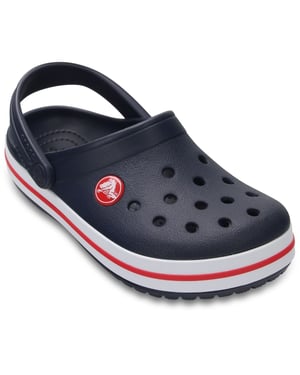 Crocs Crocband Thermoplastische Marineblauw / Rode Instappers