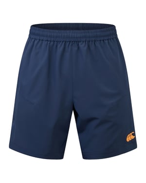 Canterbury Heren Geweven Shorts (Marine/Oranje)