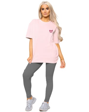 Enzo Milano | Dames Oversized T-shirt & Legging Set