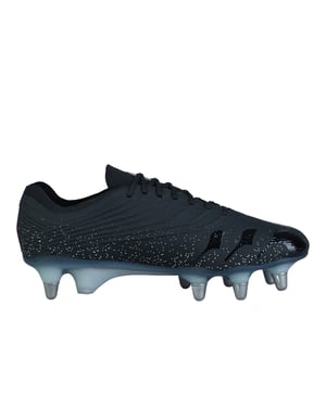 Canterbury Unisex Adult Stampede Groundbreak Elite Soft Ground Rugby Laarzen (Zwart/Zilver)