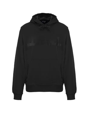 Diesel Monotone Logo Zwarte Kaviaar Hoodie