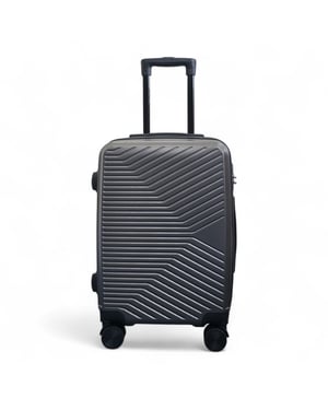 Harde schaal grijze cabine 48 x 37 x 20 cm veilige bagagekoffer geschikt voor Easyjet, Ryanair