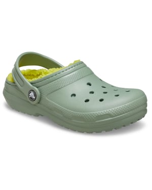 Crocs Classic Gevoerde Thermoplastische Kinderen Mos Clogs