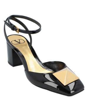 Valentino One Stud Pump Zwart