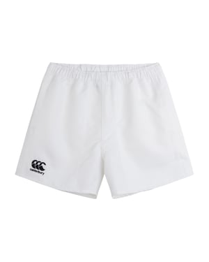 Canterbury Heren Professional Polyester korte broek (Wit)
