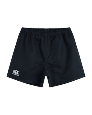 Canterbury Heren Professional Polyester korte broek (Zwart)