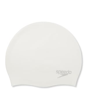 Speedo Unisex volwassene 2024 silicone badmuts (Wit)