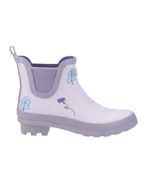 Cotswold Dames Wilde Bloemen Wellingtonlaarzen (Lila)