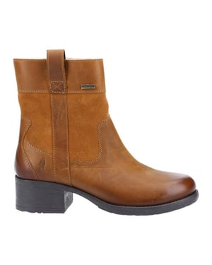 Hush Puppies Dames Saskia Leren Boots (Tan)