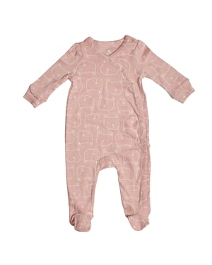 Lange bedrukte romper 737916 voor babymeisjes en jongens