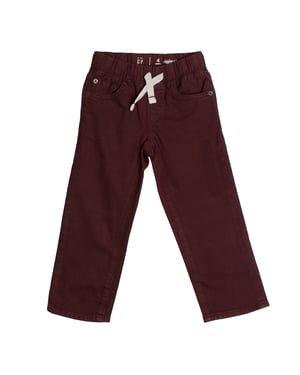 Lange jongensbroek met elastiek in de taille 438760