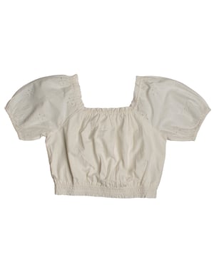 Korte blouse met ruches 601092 voor meisjes