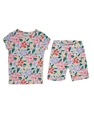 Katoenen pyjama met korte mouwen 831657 voor meisjes