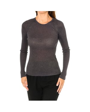 Damestrui met lange mouwen en rugopening 3Y5M2A-5M1TZ