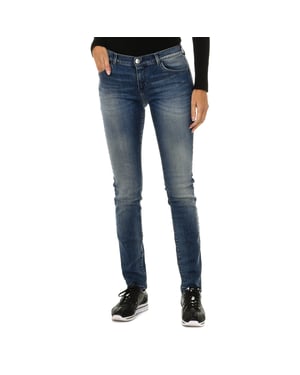 Dames 6X5J23-5D0FZ Lange jeans