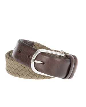 Herenriem van gevlochten canvas HM411225