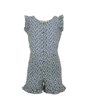 Regatta Meisjes Orla Kiely Jasmine Bloemen Playsuit (Blauw)