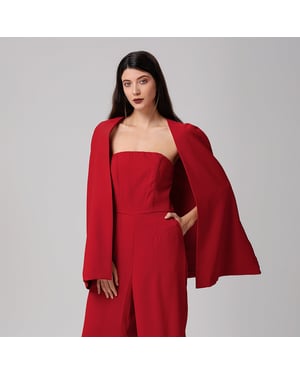 Minimalistische avondcape