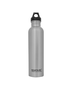 Regatta Roestvrijstalen 1L waterfles (Zilver)