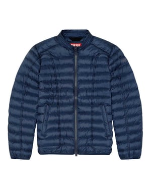 Diesel Unisex Volwassen Gequilte Jas (Blauw)