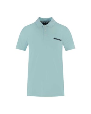 Aquascutum Unisex Volwassen Gecodeerde Logo Polo Shirt (Lichtblauw)