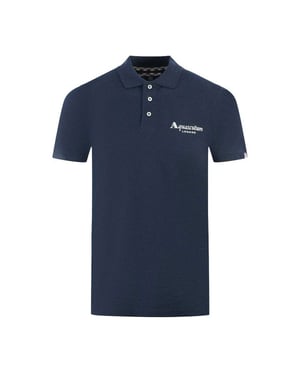 Aquascutum Volwassen unisex poloshirt London 1851 (Marine)