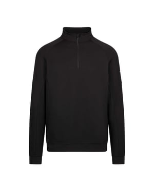 Trespass Heren Zakery Sweatshirt met halve rits (Zwart)