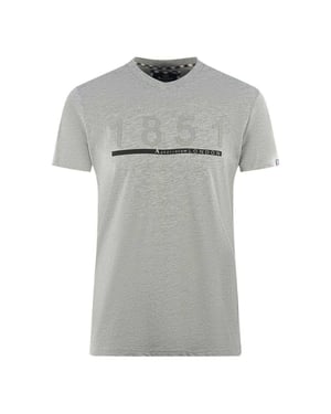 Aquascutum Heren Londen 1851 T-Shirt (Grijs)