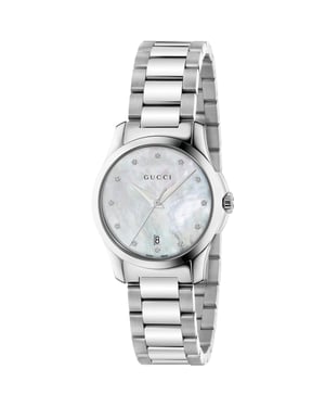 Gucci G-Timeless Dameshorloge met Moeder van Parel Wijzerplaat