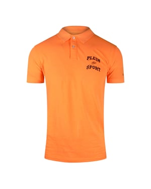 Plein Sport Bold Logo Oranje Poloshirt