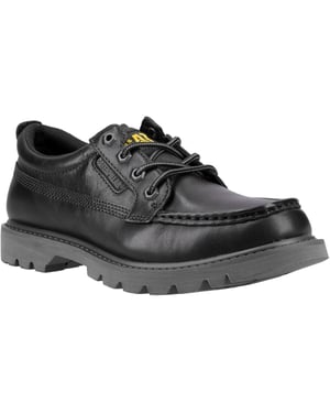CAT Lifestyle Colorado Moc Toe Lage Leren Heren Zwarte Veterschoenen