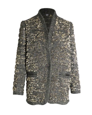 Isabel Marant Paillettenjack in Groene Wol