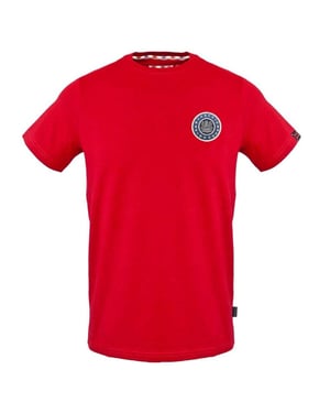 Aquascutum Heren London Circle Logo T-Shirt (Rood)
