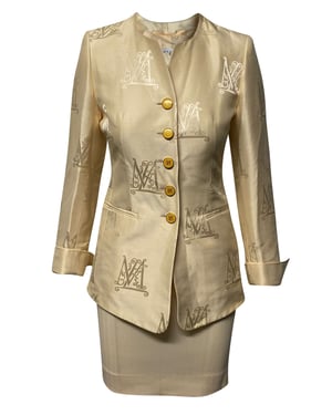 Escada x Margaretha Ley Rokpak Set in Crème Katoen