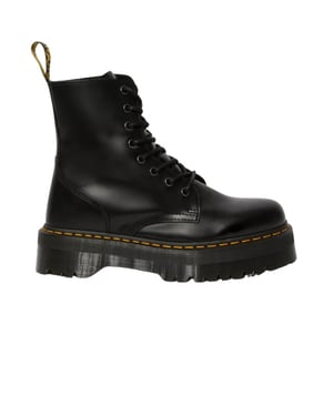 Dr Martens Jadon Smooth Dames Platform Laarzen - (Zwart)